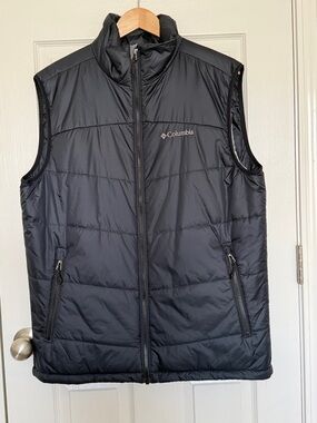 Columbia Sportswear Men's Black Quilted Puffer Vest | Size Large